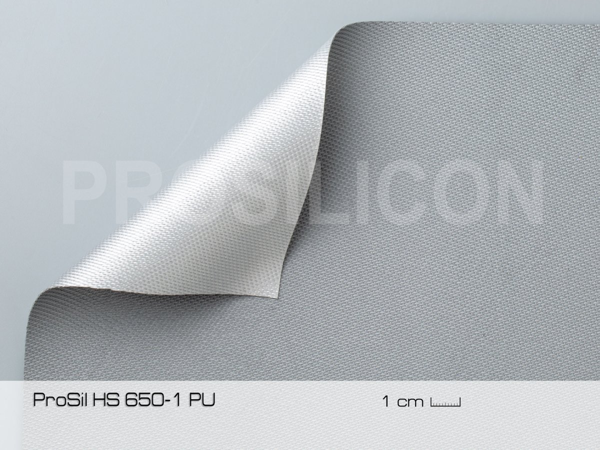 Кремнеземная ткань с ПУ покрытием 650 г/м² ProSil HS650-1 PU